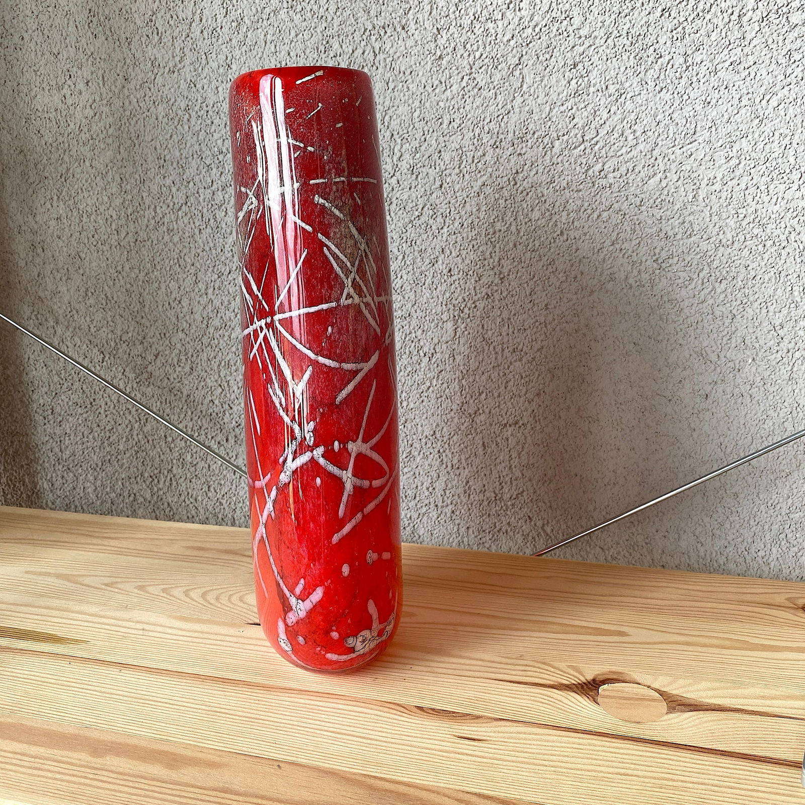 Red Vintage Vase - 3