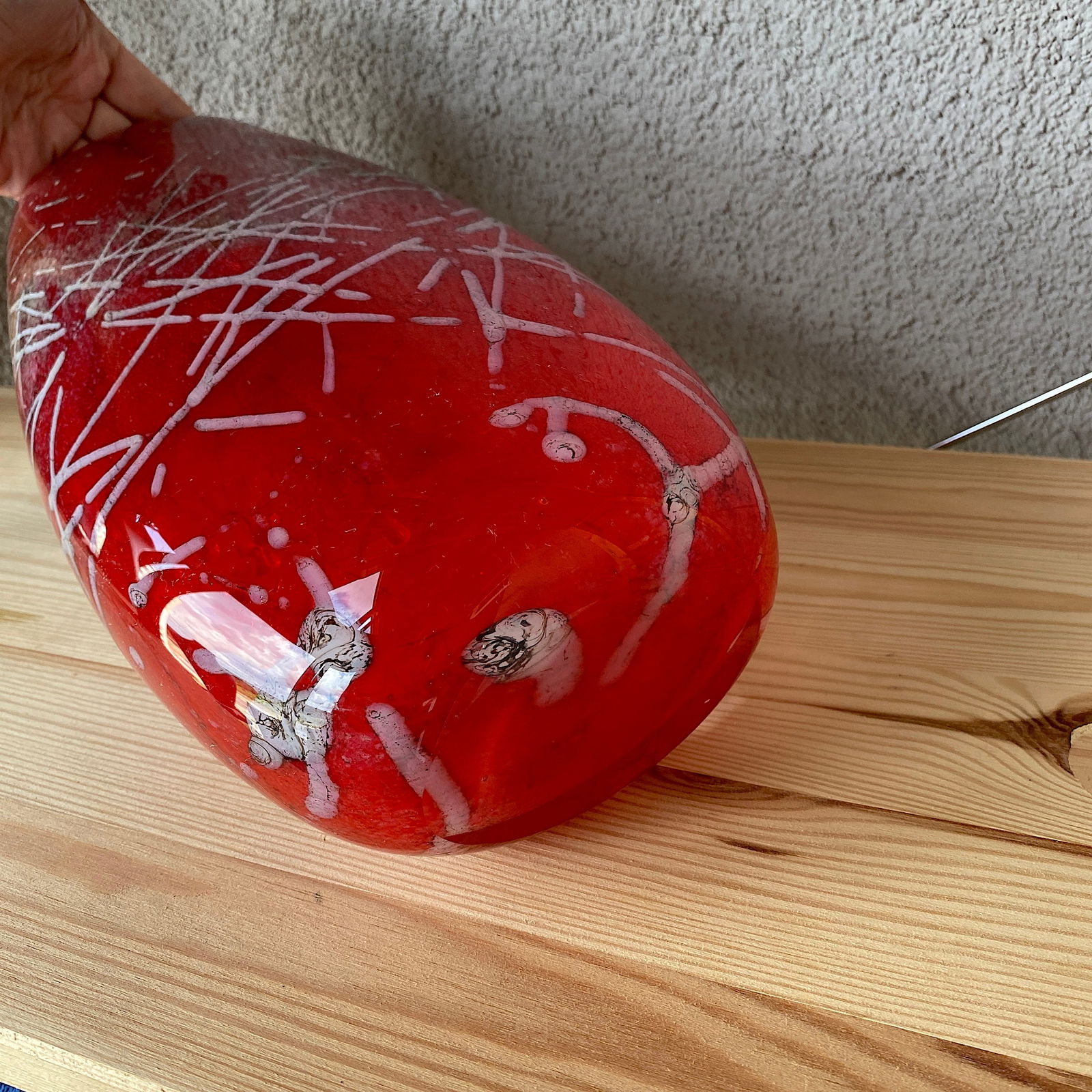 Red Vintage Vase - 5