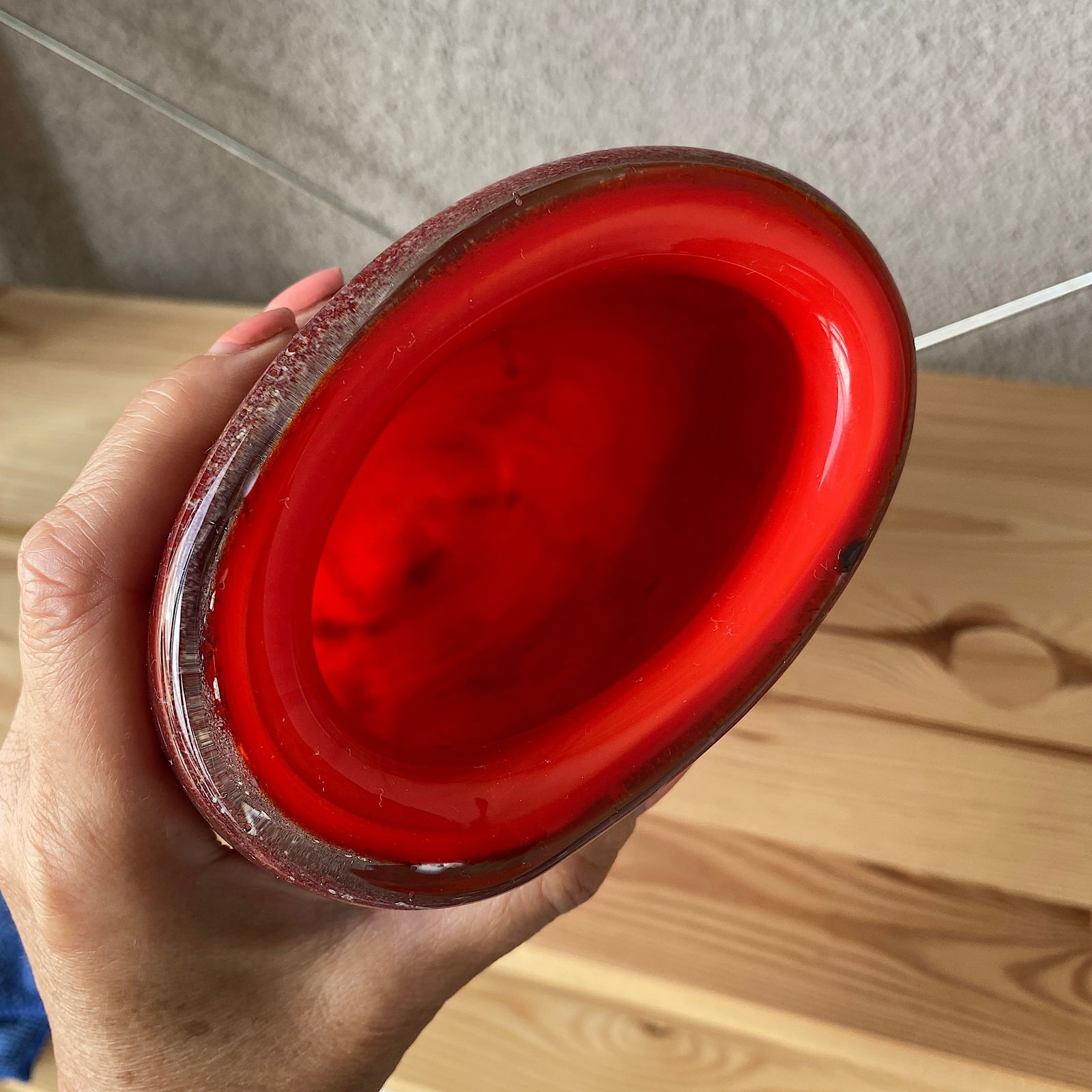 Red Vintage Vase - 6