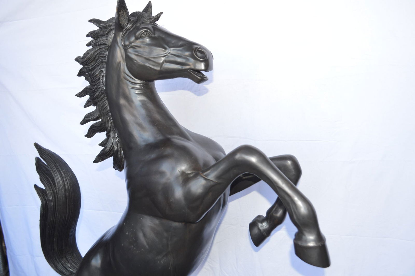 Ferrari Horse Bronze Statue Large - Size: 26"L x 42"W x 61"H. - 13