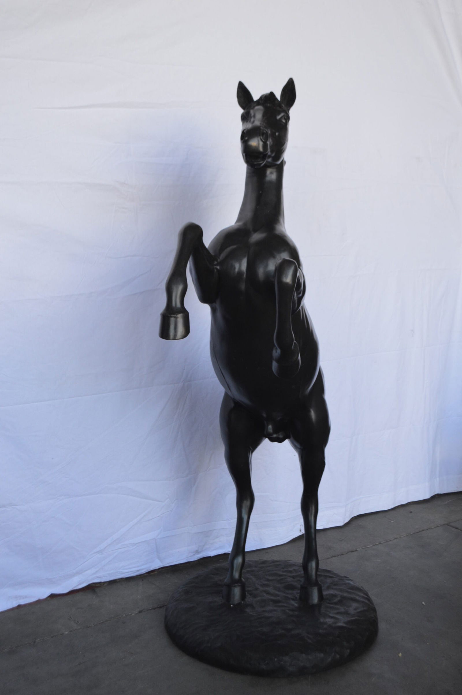 Ferrari Horse Bronze Statue Large - Size: 26"L x 42"W x 61"H. - 8