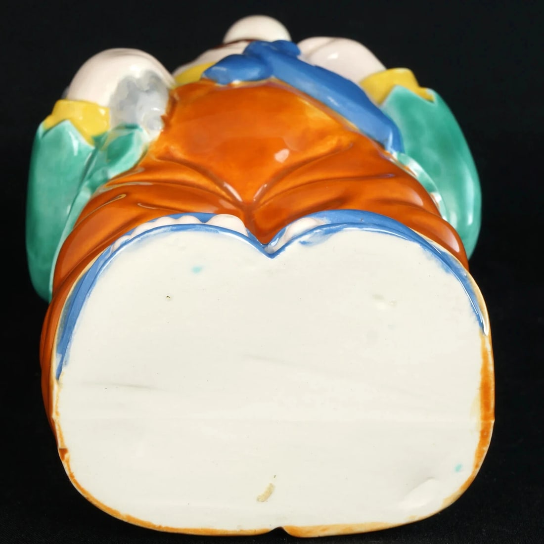 1970s Hand painted Ceramic Hobo Clown Bank - 8