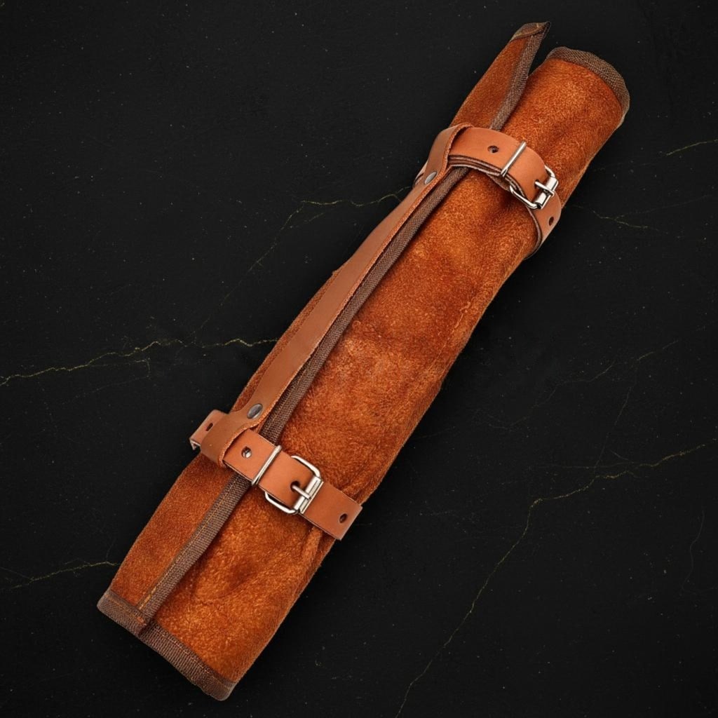 Hand Forged 5-Piece Damascus Steel Knife Set, Twist Pattern Professional Chef Knives - 6