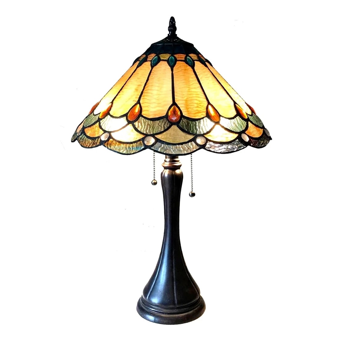 22" Stained Glass Table Lamp - 3