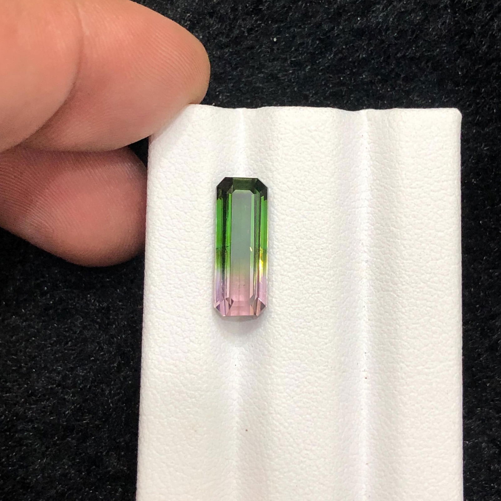 Watermelon Tourmaline Gemstone: 3.76 CT Emerald Cut Afghan Stone - 2