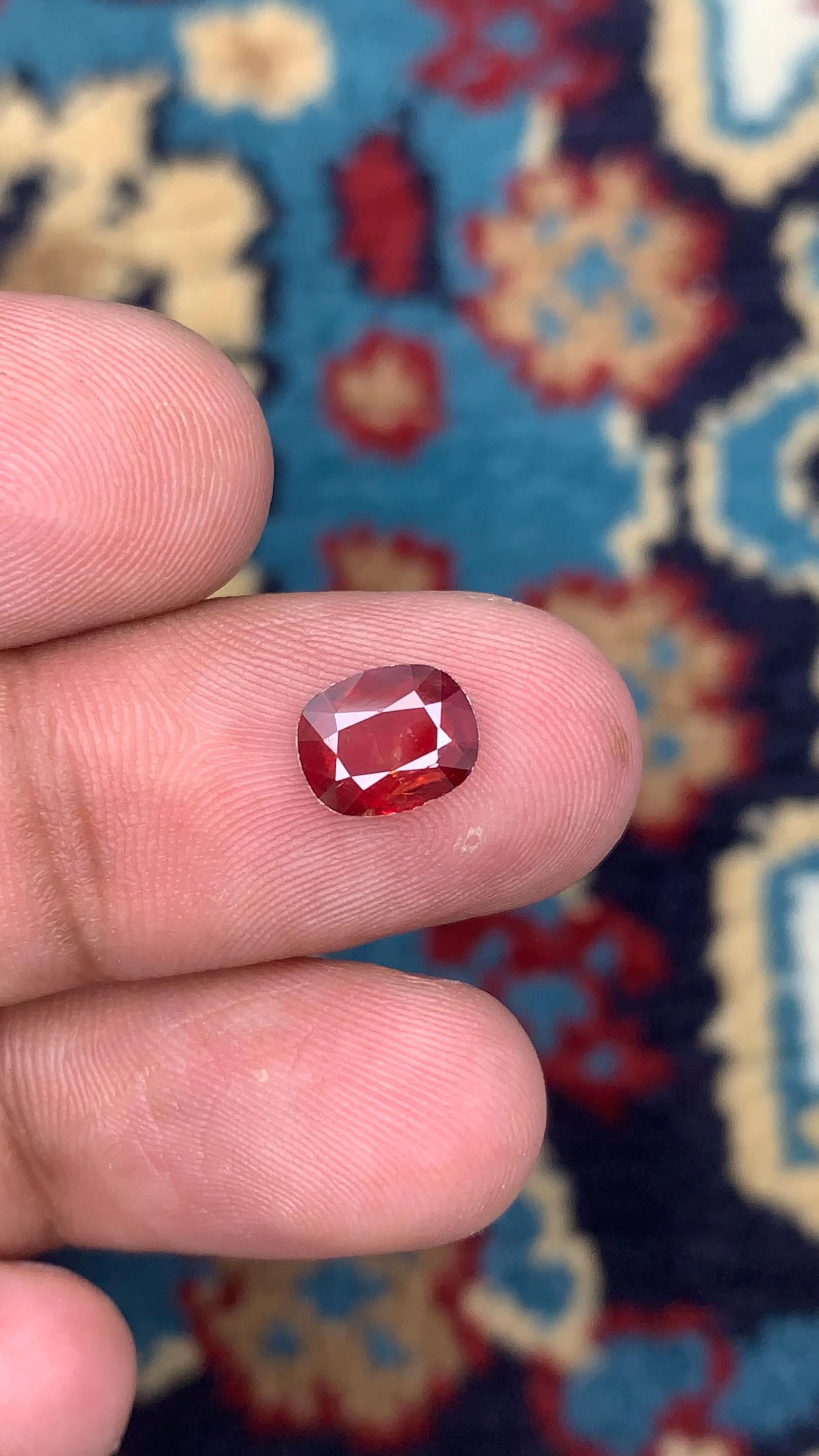 Reddish Brown Tantalite Gemstone: 1.90 Carat Cushion Cut, Afghanistan - 3