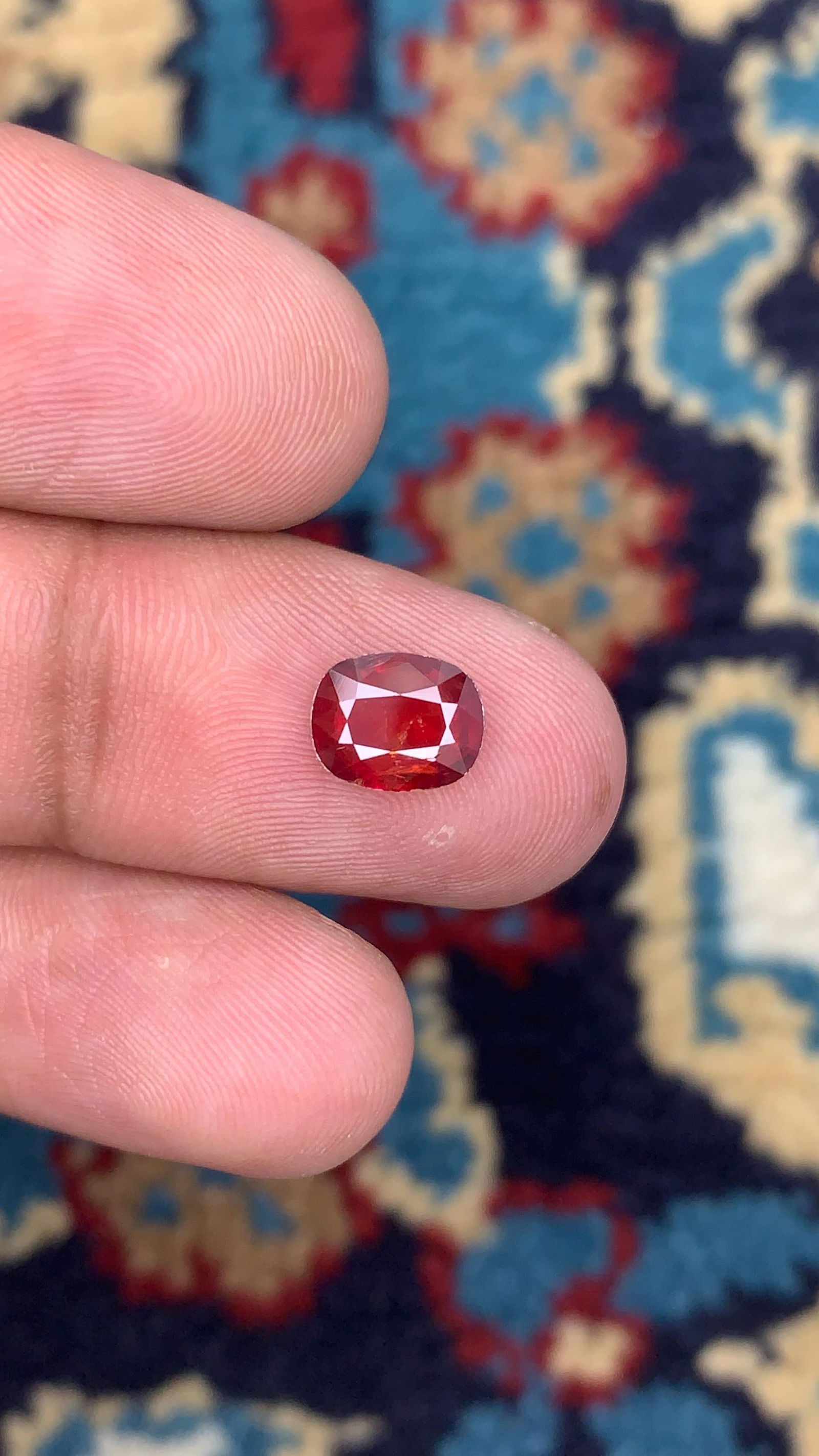 Reddish Brown Tantalite Gemstone: 1.90 Carat Cushion Cut, Afghanistan - 5