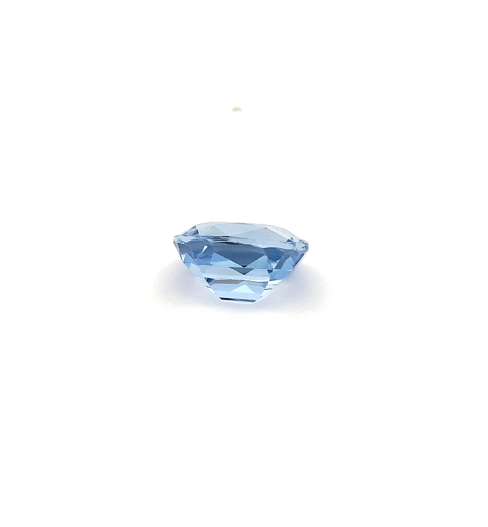 6.64 Carat Sky Blue Aquamarine Gemstone, Cushion Cut March Birthstone - 10