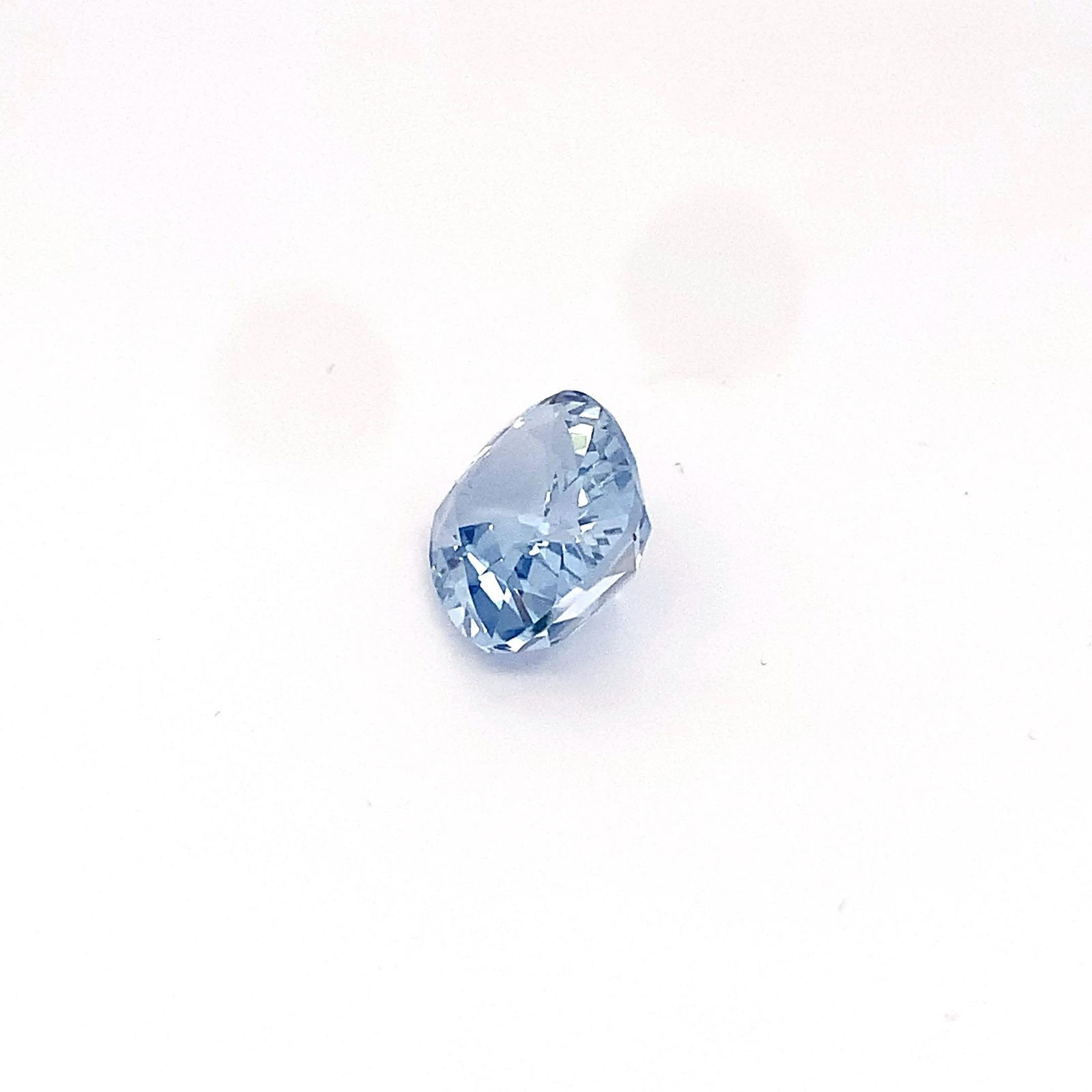 6.64 Carat Sky Blue Aquamarine Gemstone, Cushion Cut March Birthstone - 6