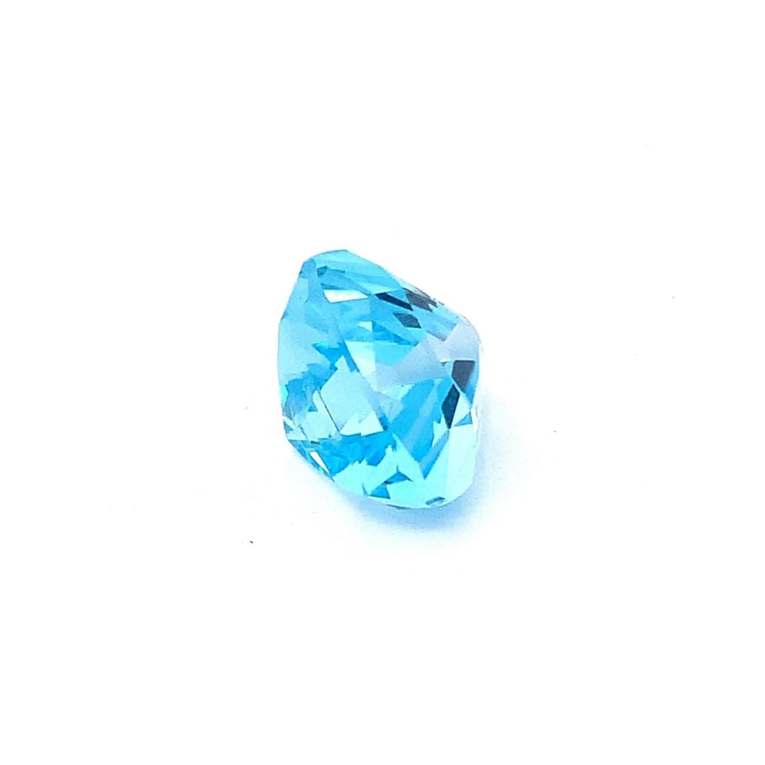 Pendant Size Swiss Blue Topaz Loose Gemstone Fancy Trillion Cut Gemstone - 15.500 Carat - 7
