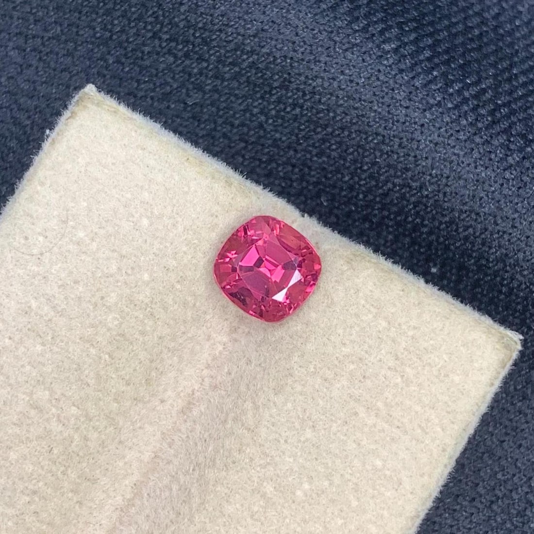 Hot Pink Tourmaline Gemstone: 1.565 Ct Cushion Cut, Afghanistan Origin - 2