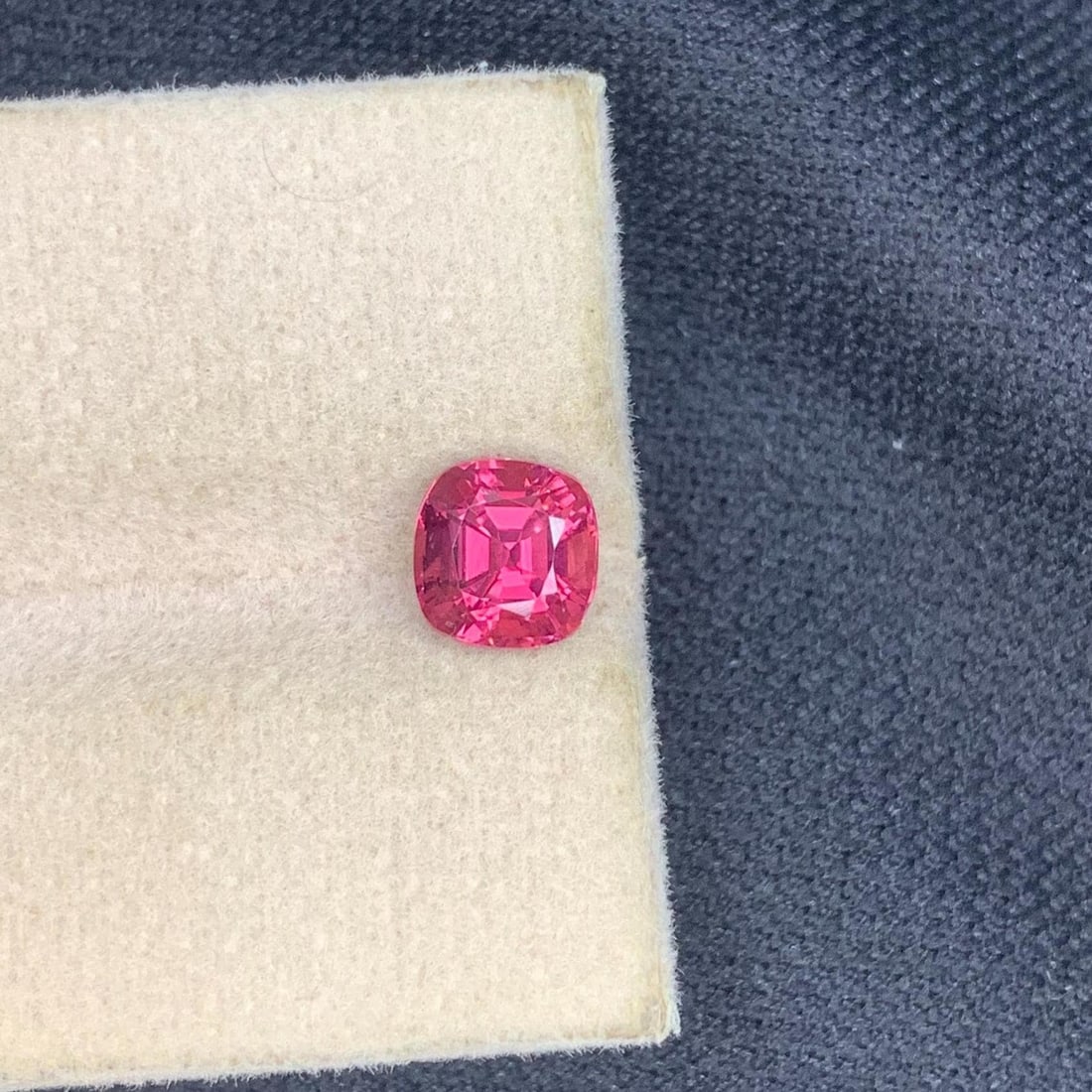 Hot Pink Tourmaline Gemstone: 1.565 Ct Cushion Cut, Afghanistan Origin - 6