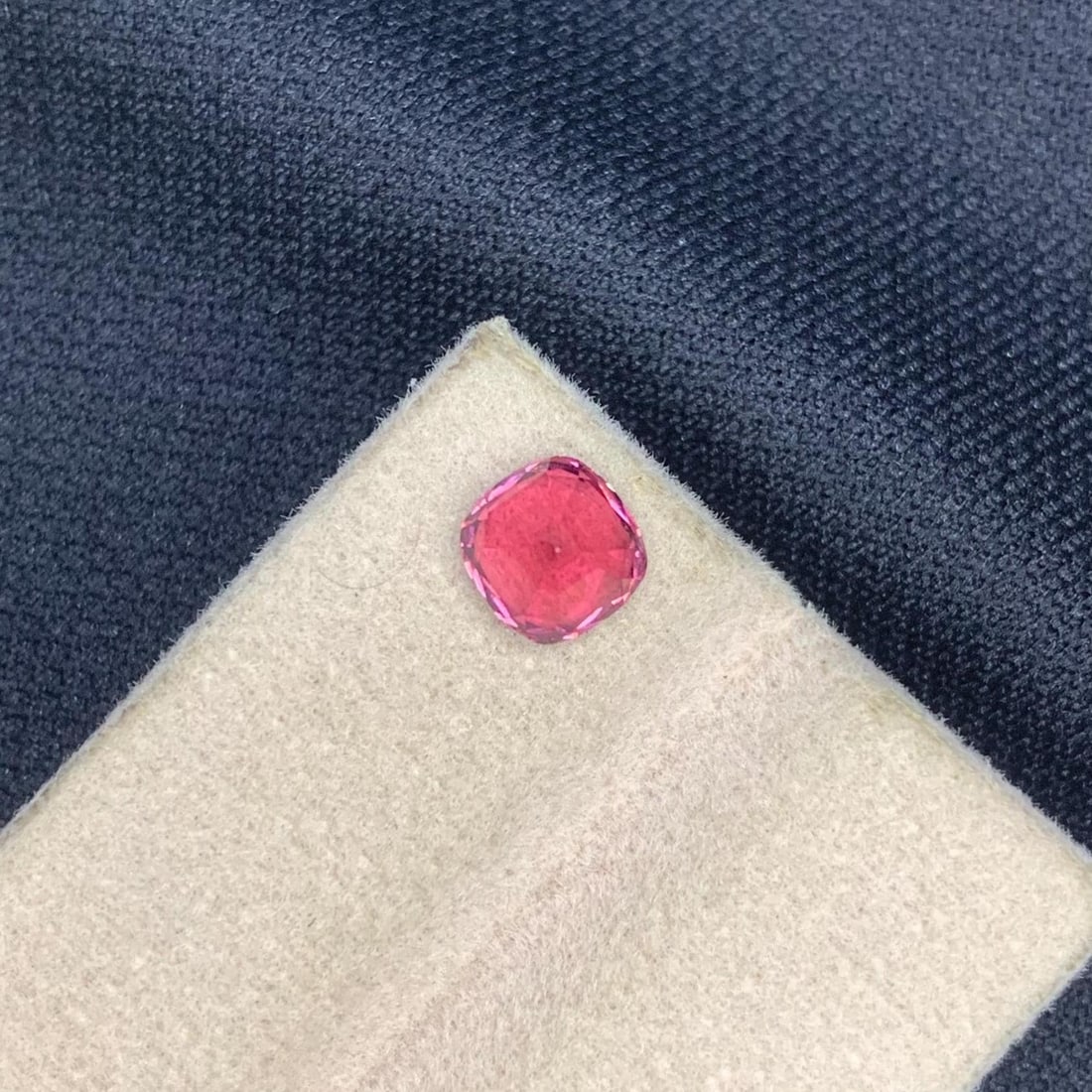 Hot Pink Tourmaline Gemstone: 1.565 Ct Cushion Cut, Afghanistan Origin - 8