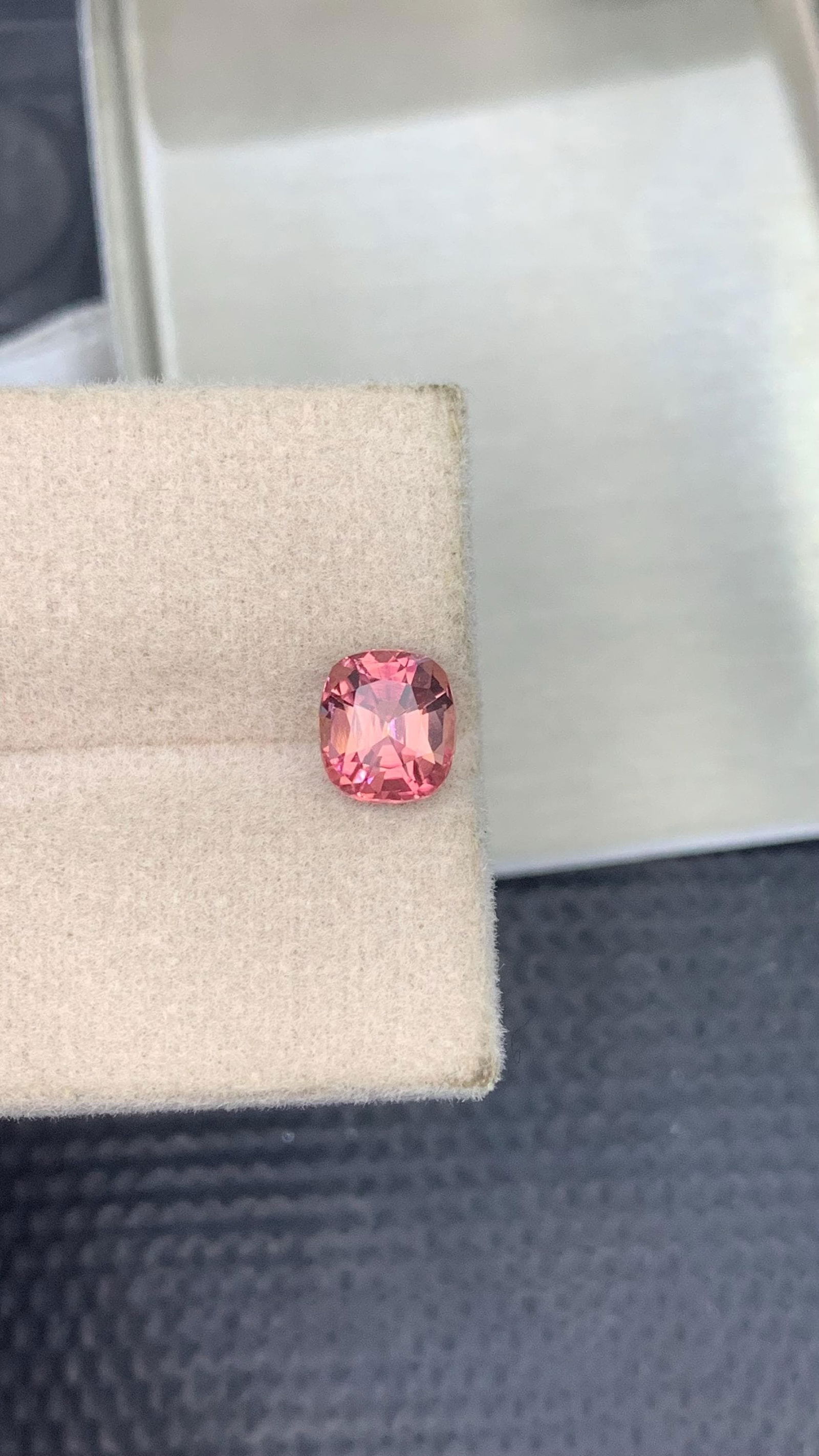 Soft Pink Tourmaline Gemstone: 1.10 CT Cushion Cut, Afghanistan Origin - 5