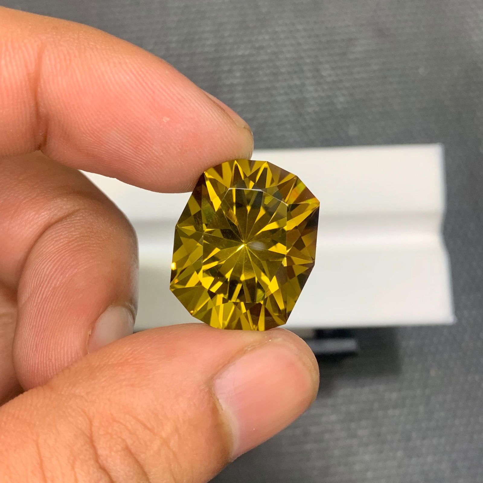 Oval Cut Madeira Citrine Gemstone: 23.92 ct Anniversary Jewelry - 3