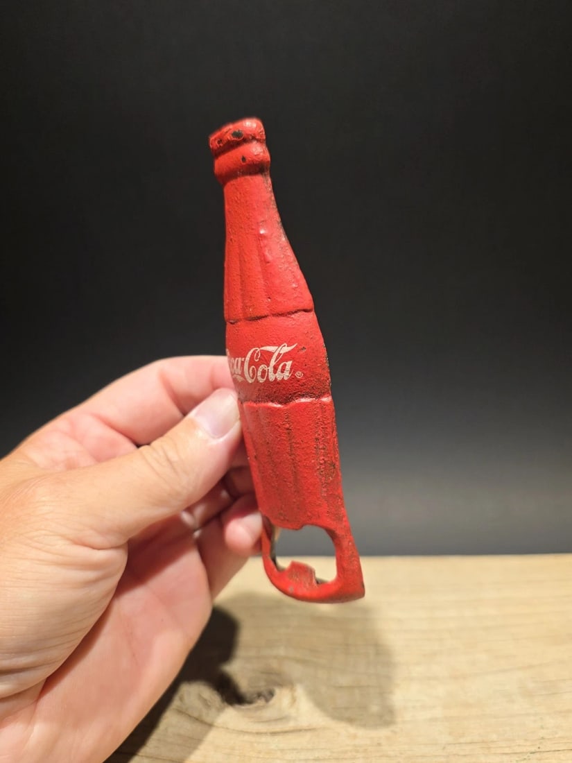 Cast Iron Coca Cola Bottle Opener - 4