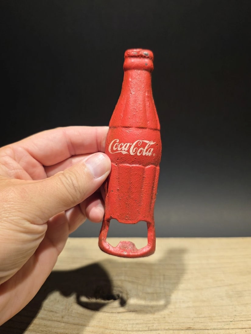 Cast Iron Coca Cola Bottle Opener - 8
