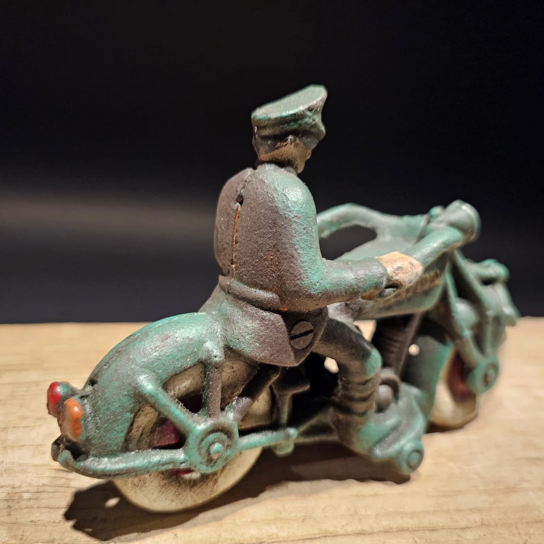 7" Cast Iron Toy Motorcycle - 13