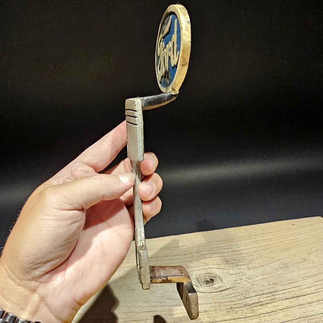 Cast Iron Ford Door Gate Handle - 11