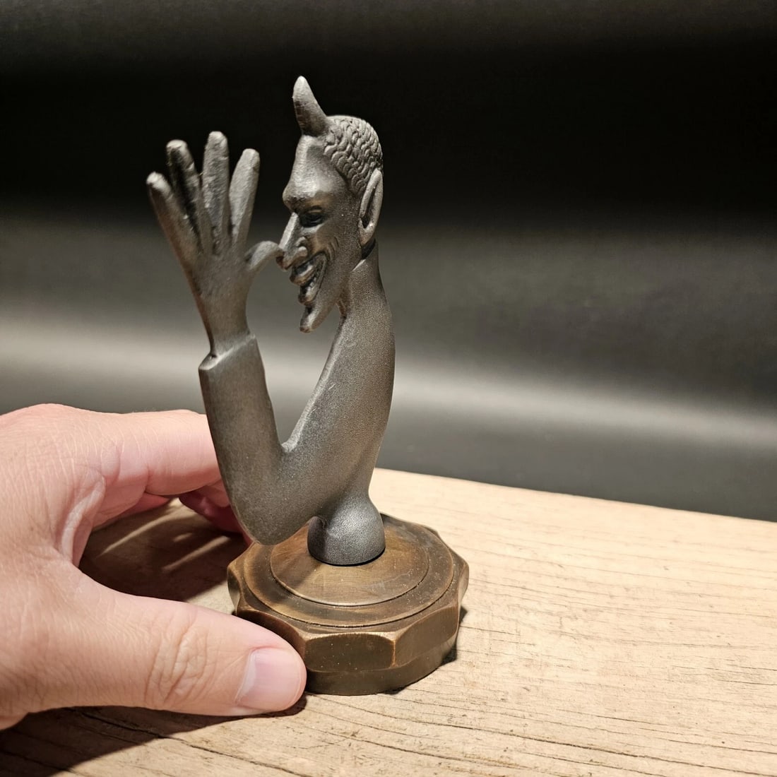 Iron Brass Devil Radiator Cap - 4