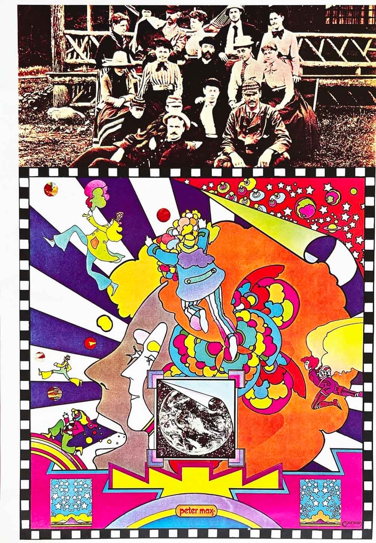 Peter Max Pop Art Poster 9 Instant Nutriment Number One 1970 (1 of 1)