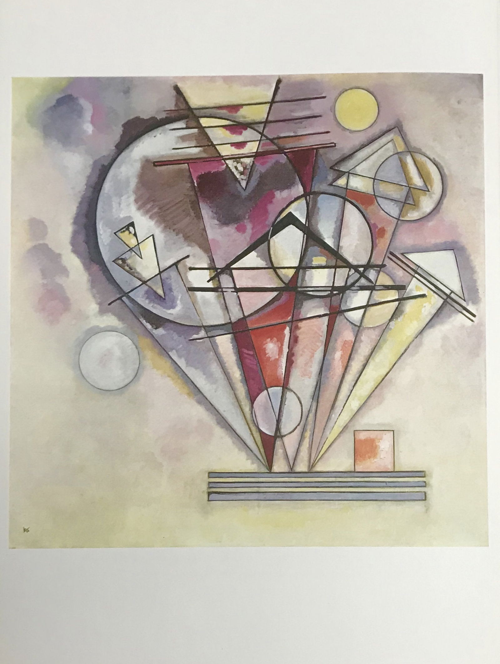 Kandinsky Sur des Pointes Derriere le Miroir 1965 (1 of 1)