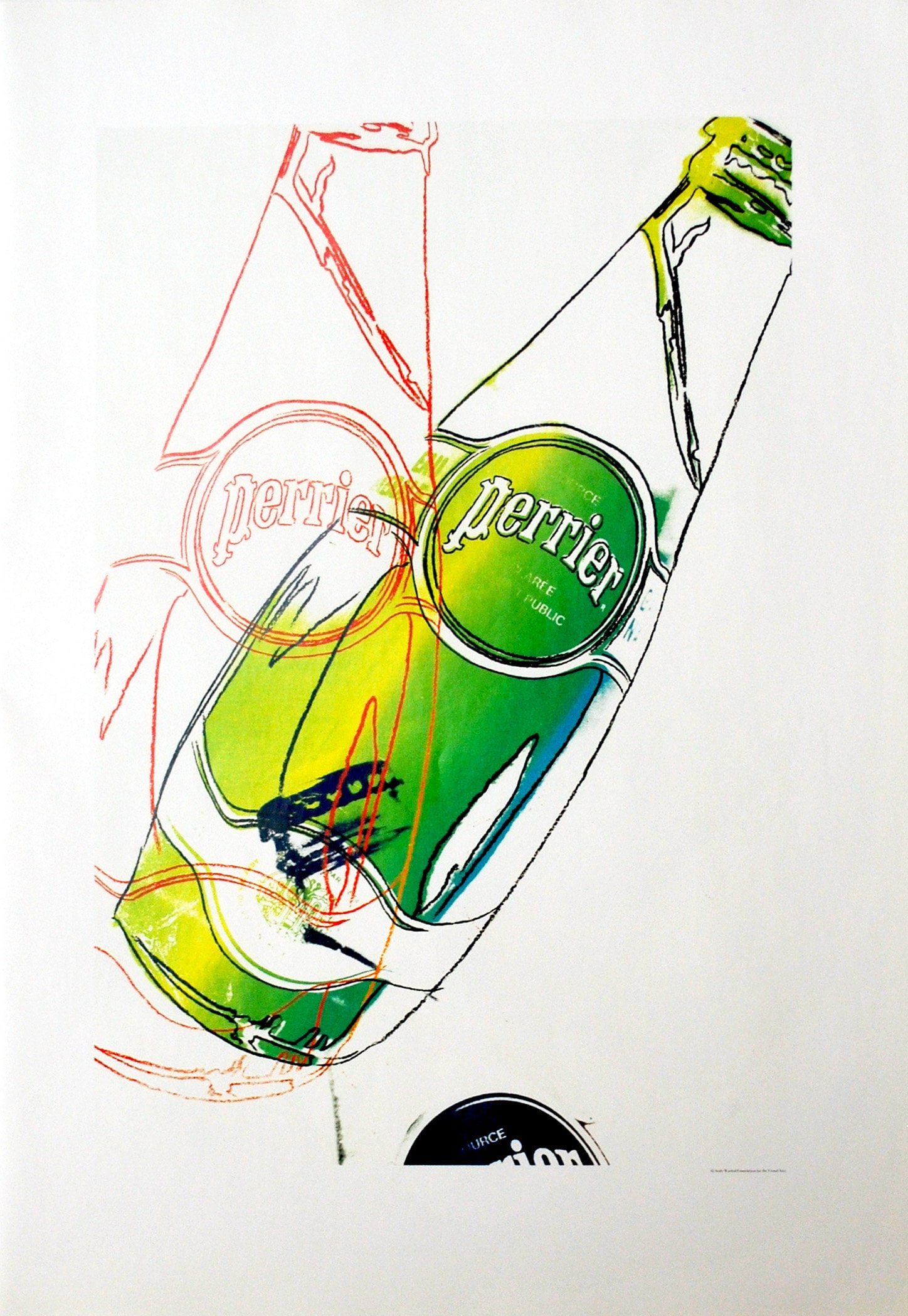 Andy Warhol Perrier 5 Pop Art print 1999 (1 of 1)