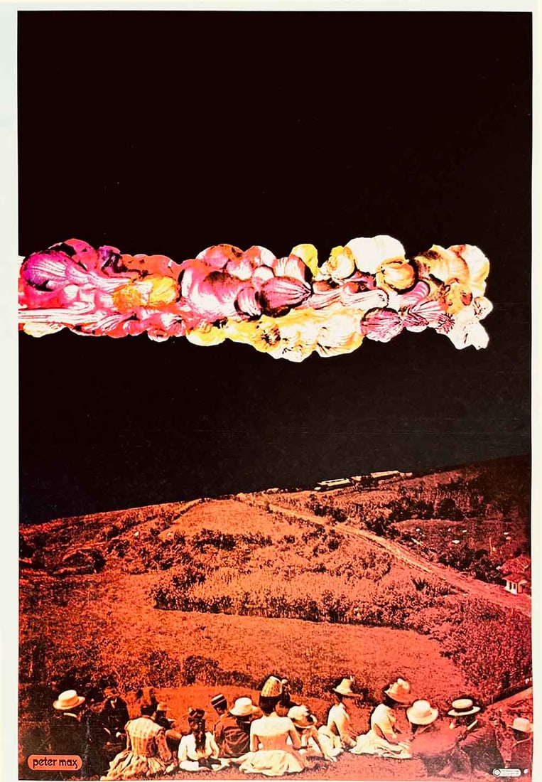 Peter Max Pop Art Poster 11 Psychedelic Cloud 1970 (1 of 1)