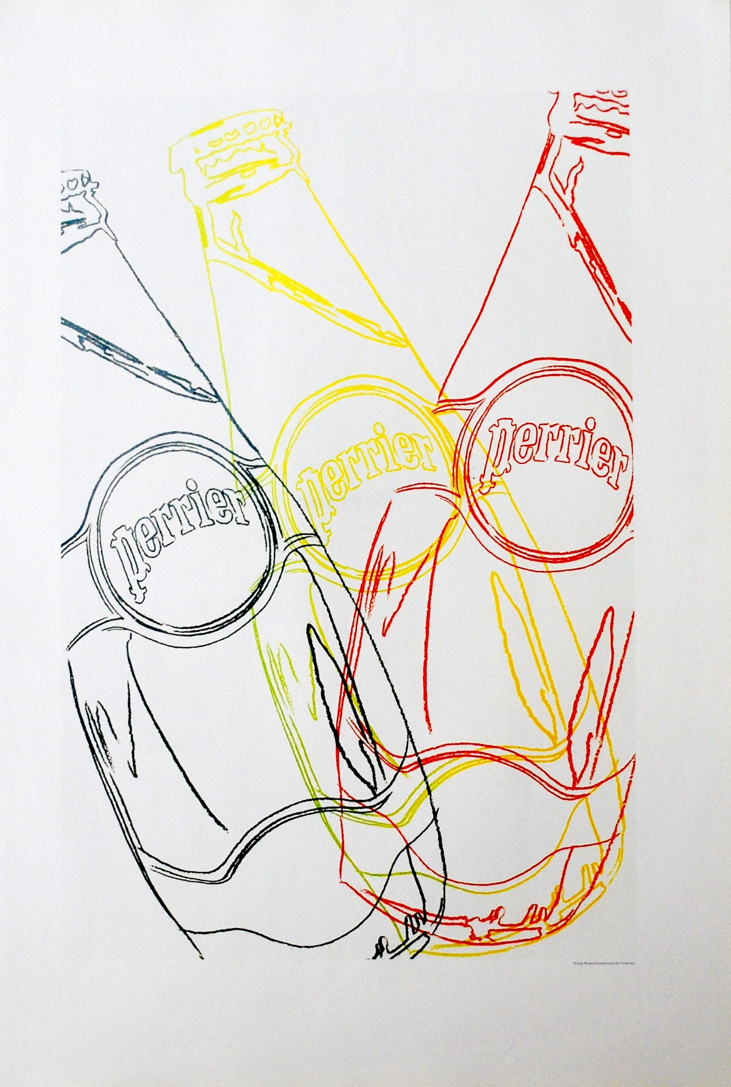 1999 Andy Warhol Print Perrier 4 Pop Art (1 of 1)