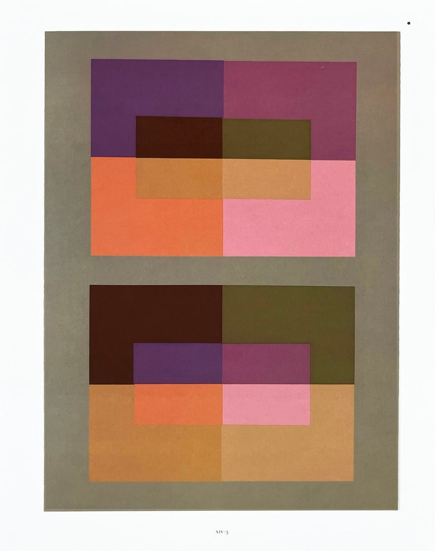 2009 Josef Albers The Interaction of Color Plate XIV-3 (1 of 1)