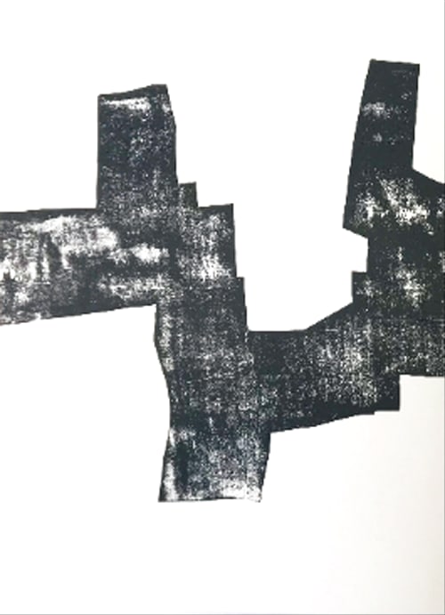Chillida Lithograph DM03b174L Derriere le Miroir 1968 (1 of 1)