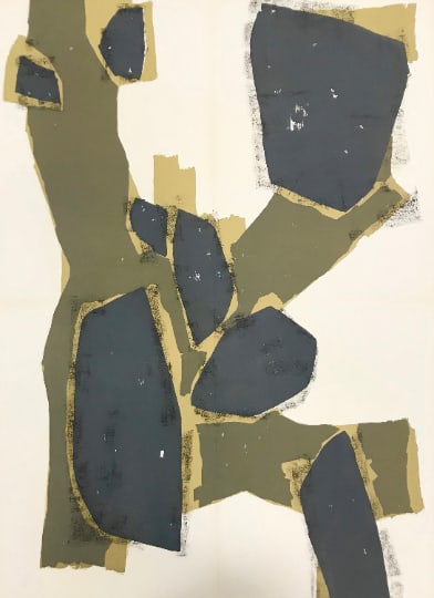 Ubac Original Lithograph DM0374T Derriere le Miroir 1955 (1 of 1)