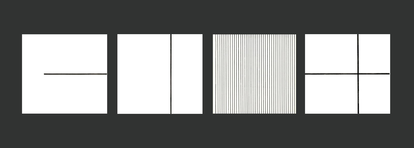 Ellsworth Kelly Set of four Linogravures Line Form Color - 4: Title: Ellsworth Kelly Set of four Linogravures Line Form Color - 4 Description: Artist: Ellsworth Kelly Title: Set of four Linogravures Line, Form, Color. Medium: Linogravures - 4 Marks: Not signed,