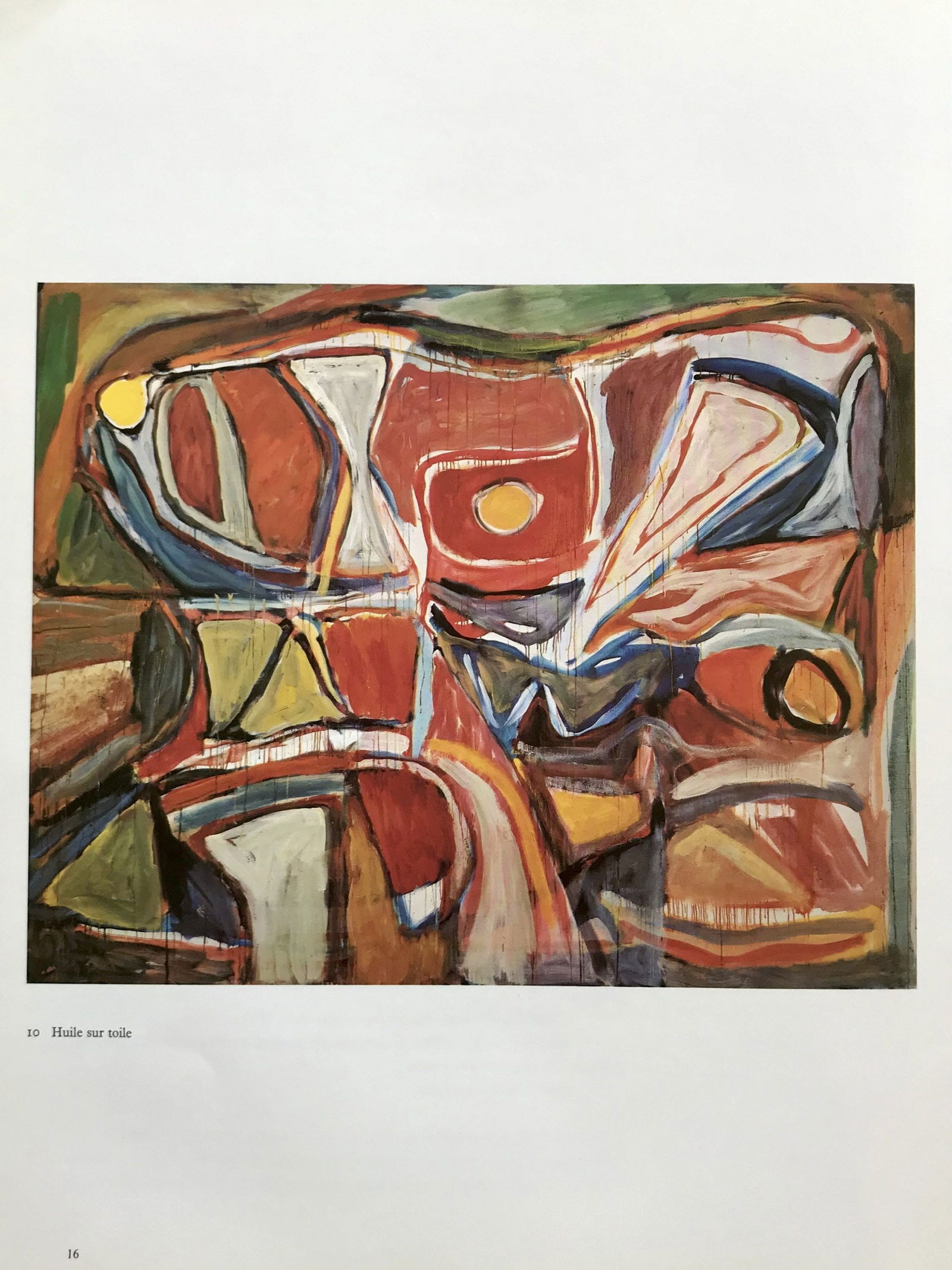 Bram Van Velde DM06240 Derriere le Miroir 1980: Title: Bram Van Velde DM06240 Derriere le Miroir 1980 Description: Artist: Bram Van Velde Country: Netherlands Title: Untitled - DM06240 Medium: Offset Marks: Not signed nor numbered Paper: Vellum