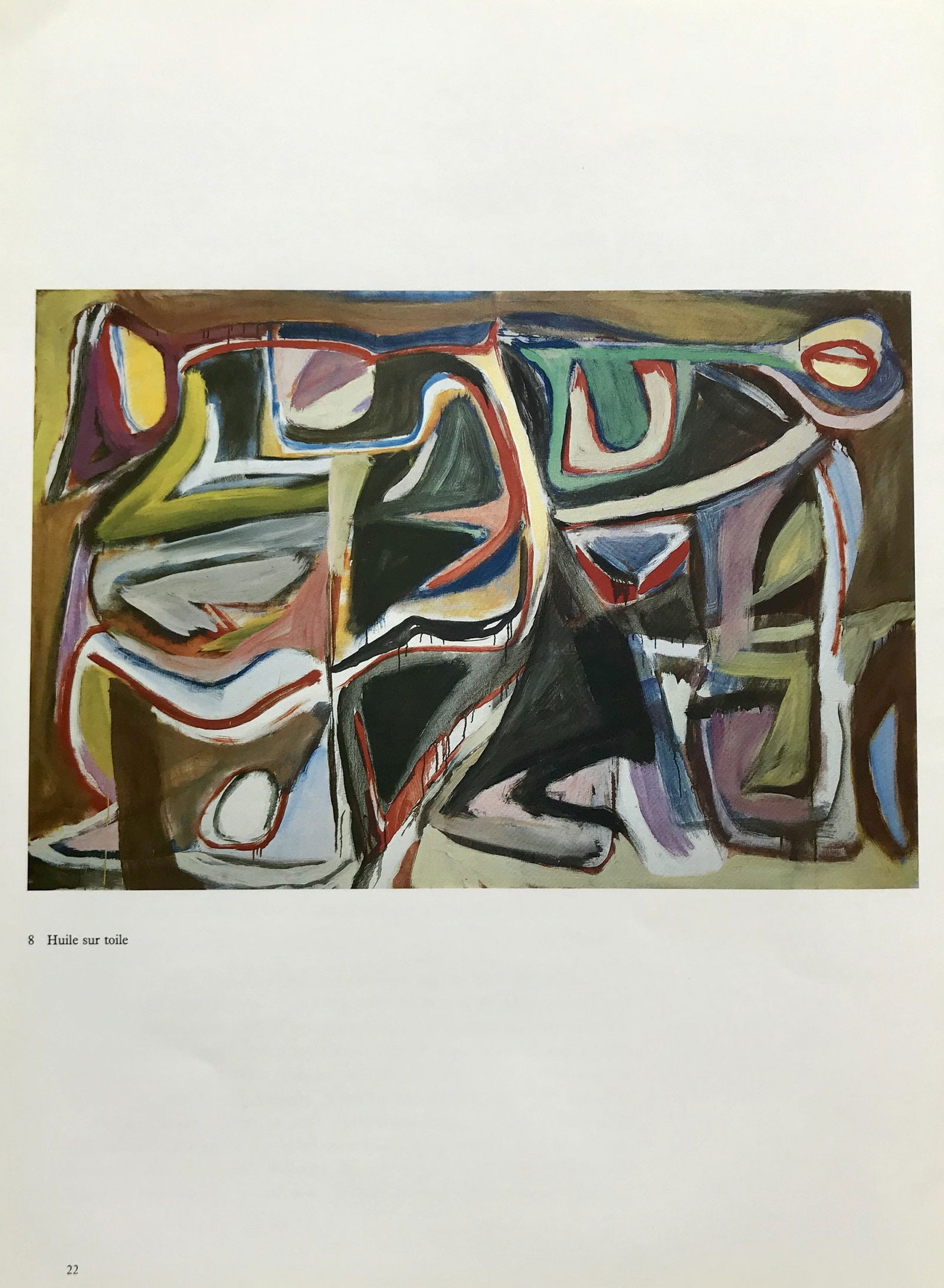 Bram Van Velde DM07240 Derriere le Miroir 1980: Title: Bram Van Velde DM07240 Derriere le Miroir 1980 Description: Artist: Bram Van Velde Country: Netherlands Title: Untitled - DM07240 Medium: Offset Marks: Not signed nor numbered Paper: Vellum