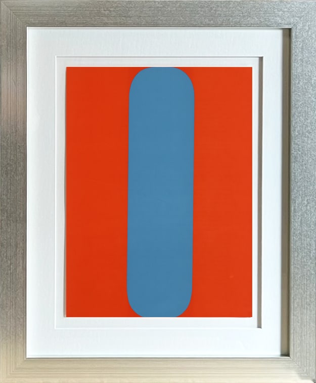 1964 Ellsworth Kelly Original Lithograph Derriere le Miroir DM03149 framed (1 of 1)