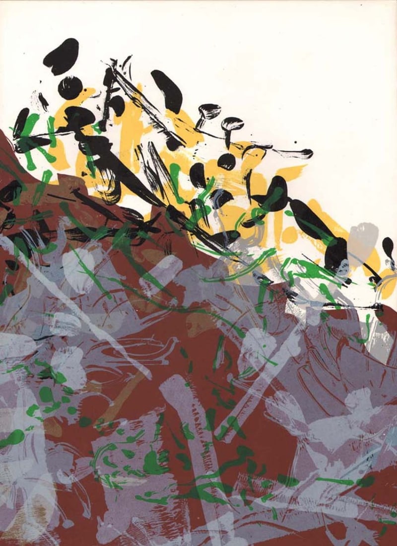 Riopelle Lithograph DM02171 Derriere le Miroir 1968 (1 of 1)