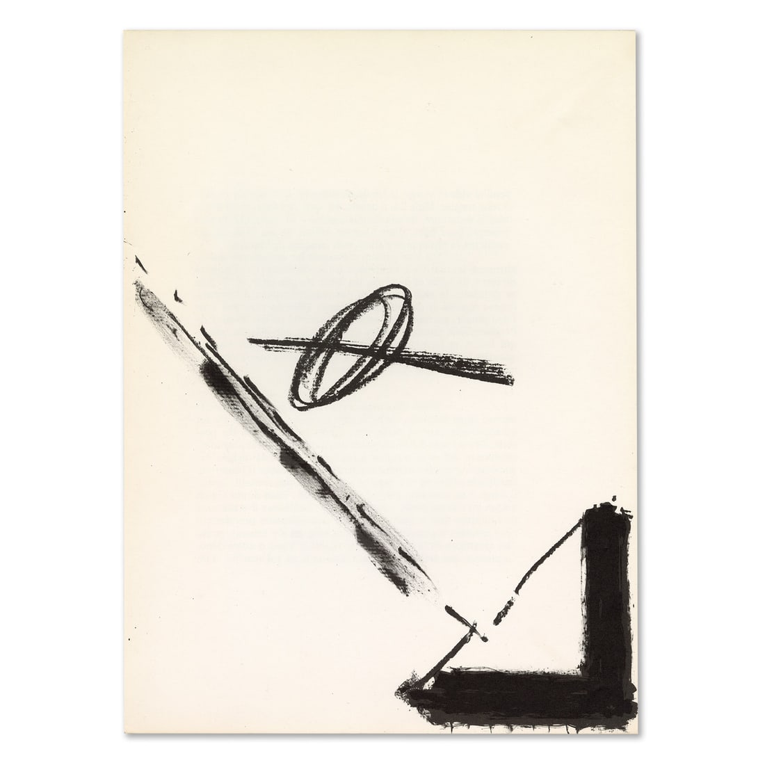 Tapies Original lithograph DM07175 Derriere le Miroir 1968: Title: Tapies Original lithograph DM07175 Derriere le Miroir 1968 Description: Artist: Antoni Tapies Country: Spain Title: Untitled DM07175 Medium: Original Lithograph Marks: Not signed or numbered
