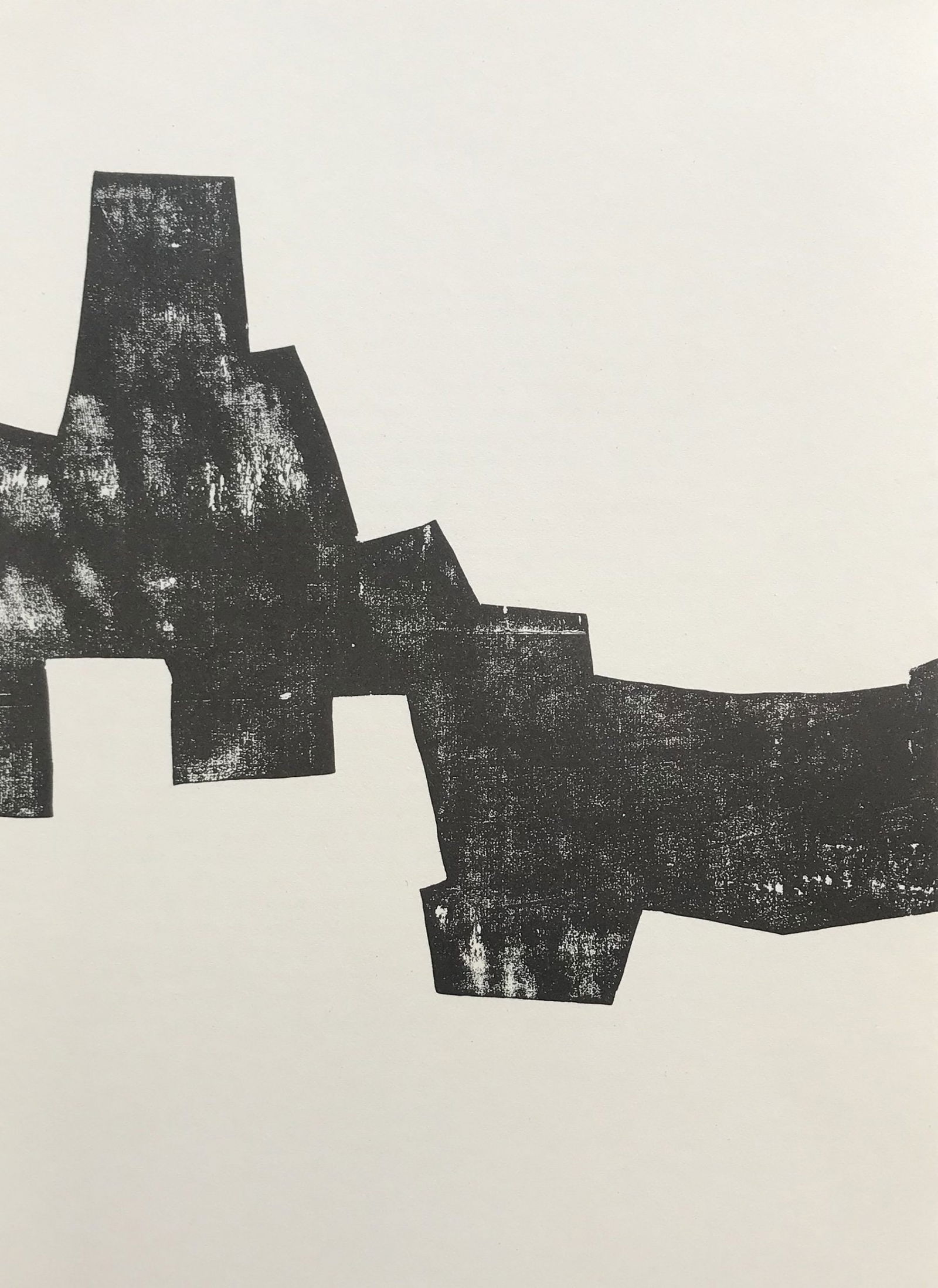 Chillida Lithograph DM03b174R Derriere le Miroir 1968 (1 of 1)