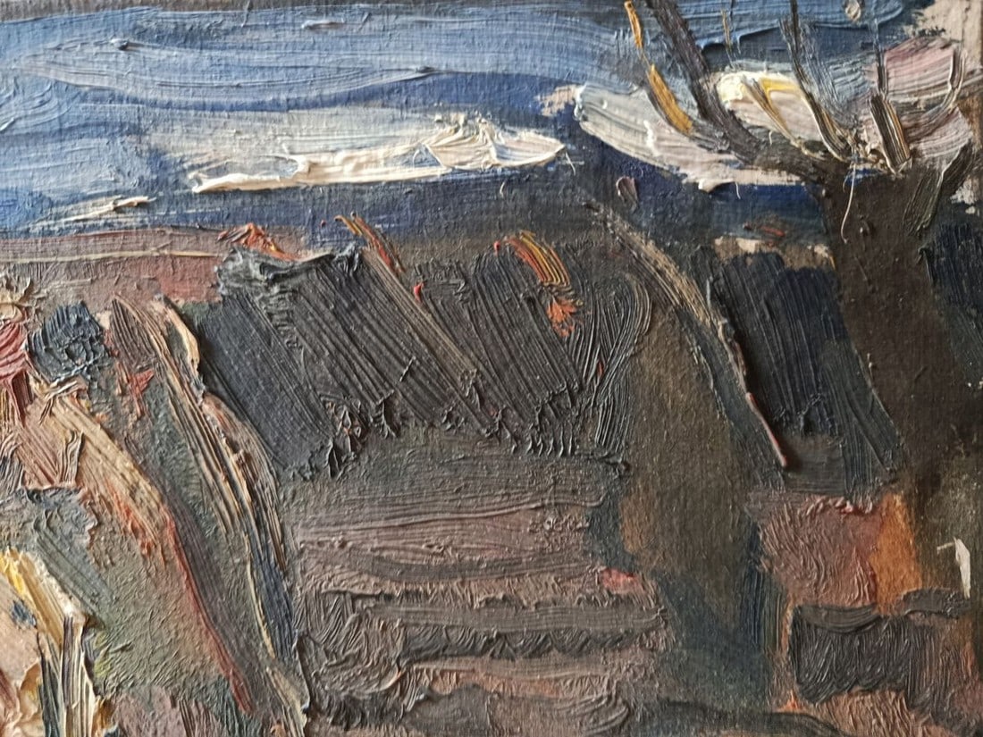 Oil painting We'll come back home again Unknown artist - 4