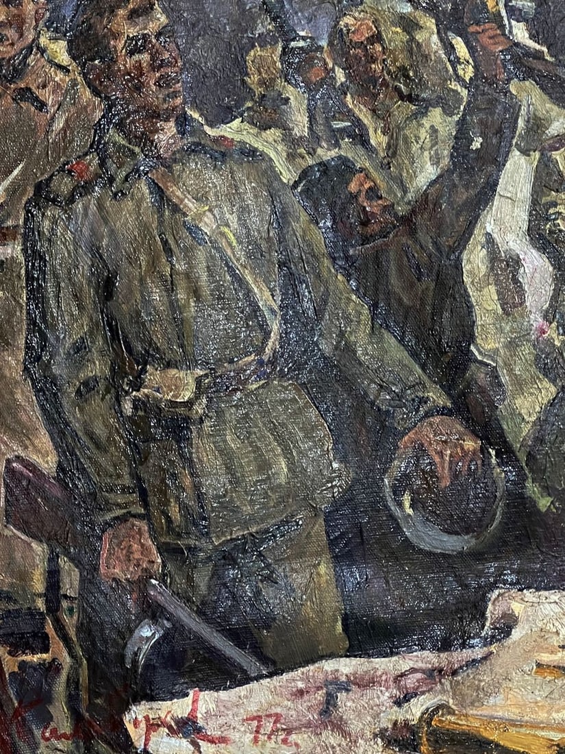 Oil painting Victory of the Red Army Unknown artist - 3