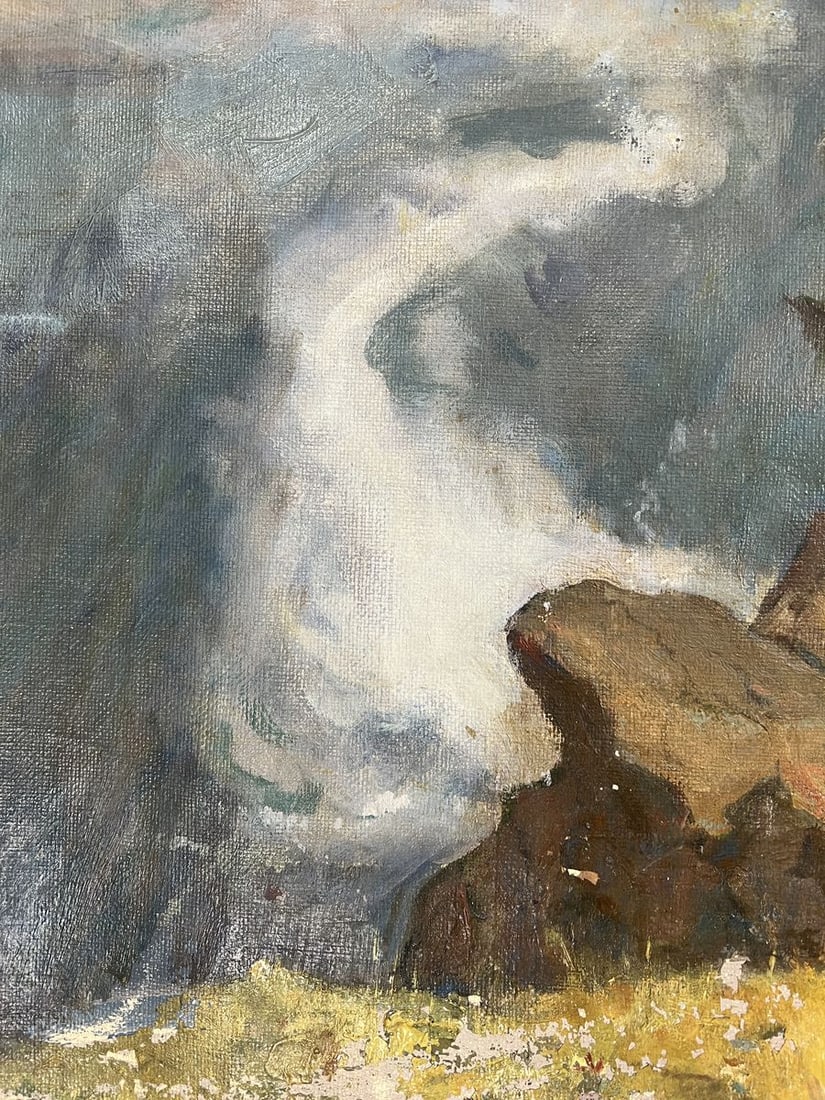 Oil painting Whisper of the Wind in the mountains Fedor Konev - 10