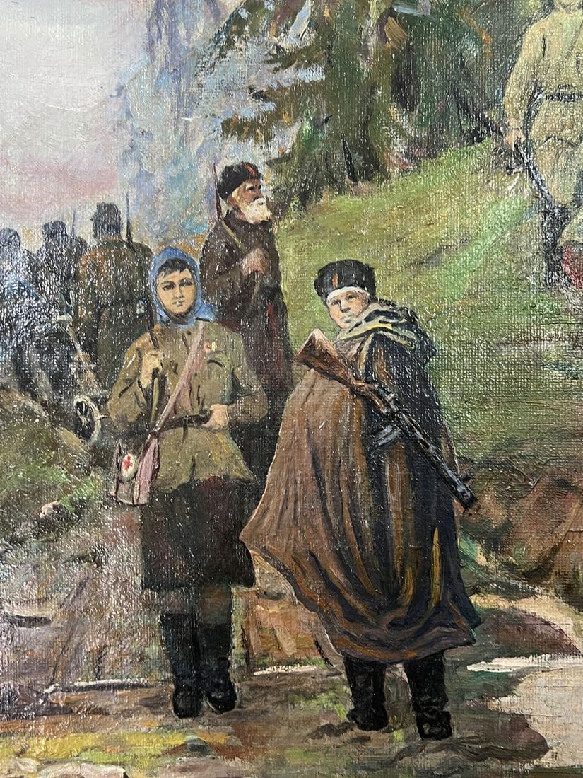 Oil painting Whisper of the Wind in the mountains Fedor Konev - 13