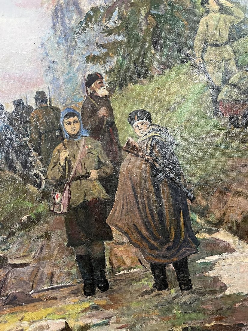 Oil painting Whisper of the Wind in the mountains Fedor Konev - 7