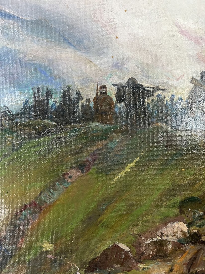 Oil painting Whisper of the Wind in the mountains Fedor Konev - 8