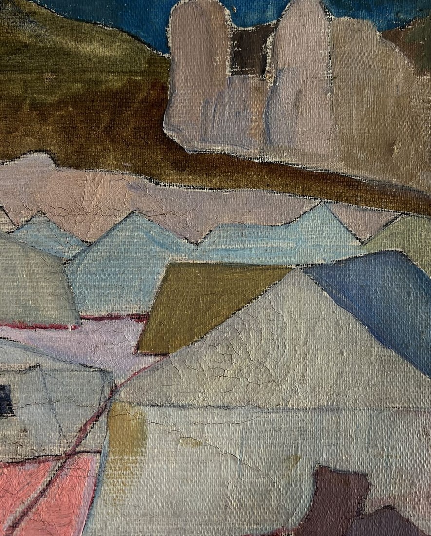 Oil painting Military camp Serhiy Gnoyovy - 4