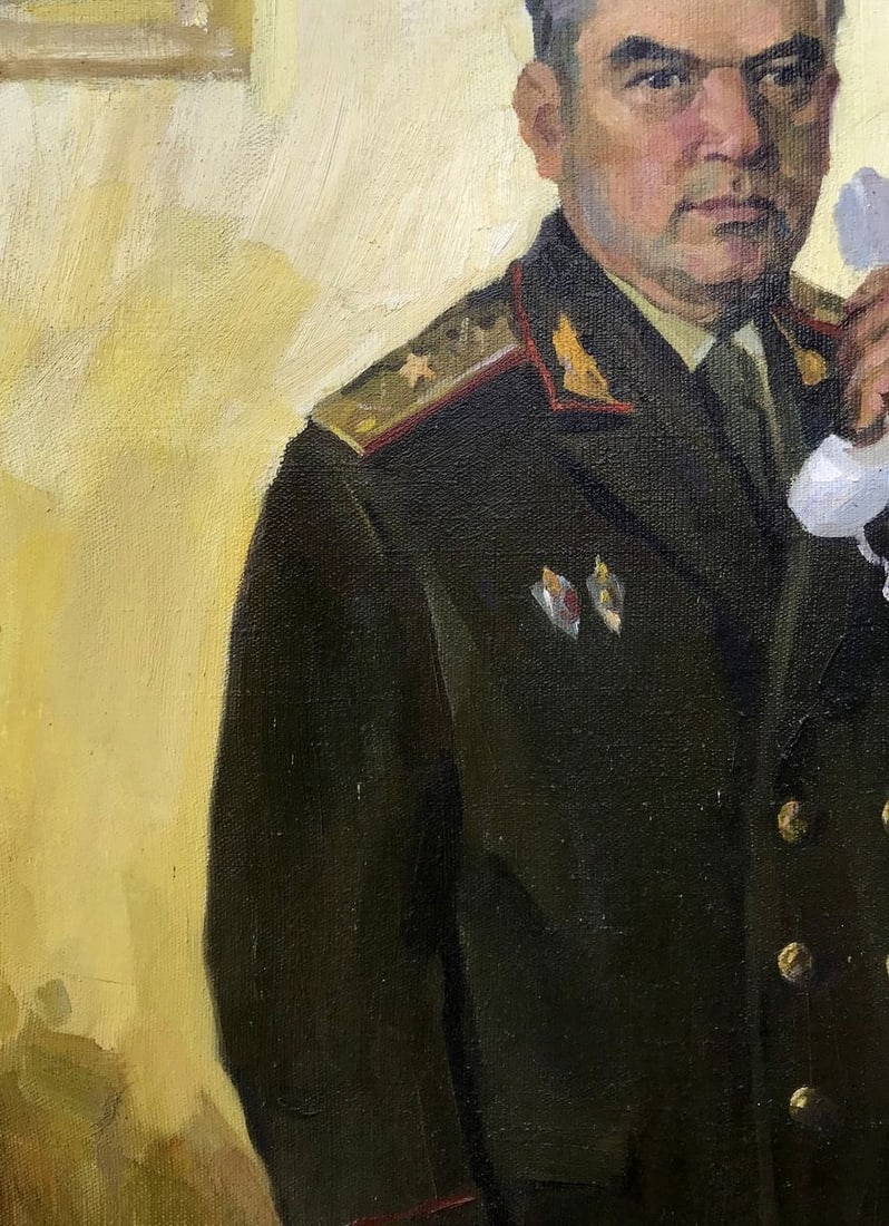 Oil painting Portrait of Major General of the KGB Koval A.S. Soroka Arkady Vasilievich - 4