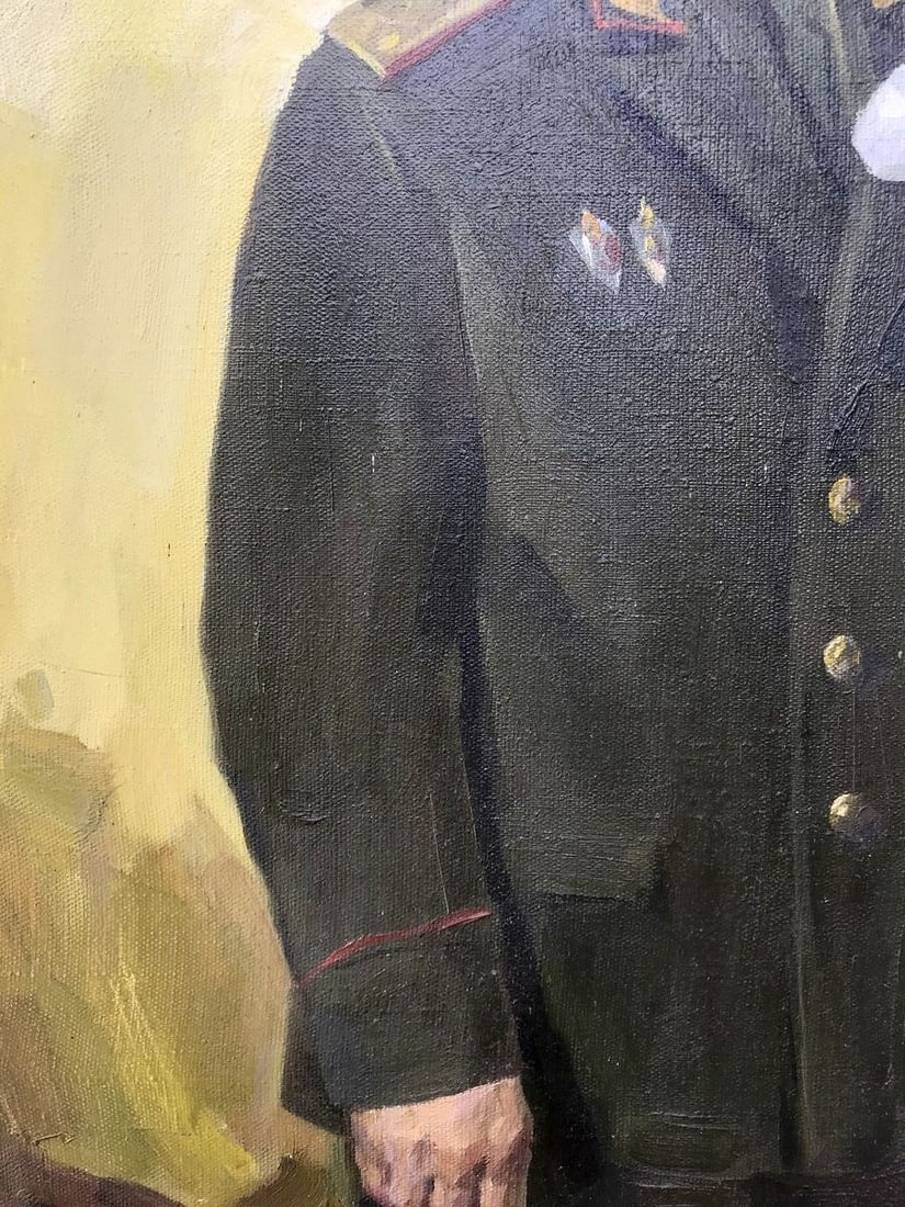 Oil painting Portrait of Major General of the KGB Koval A.S. Soroka Arkady Vasilievich - 6