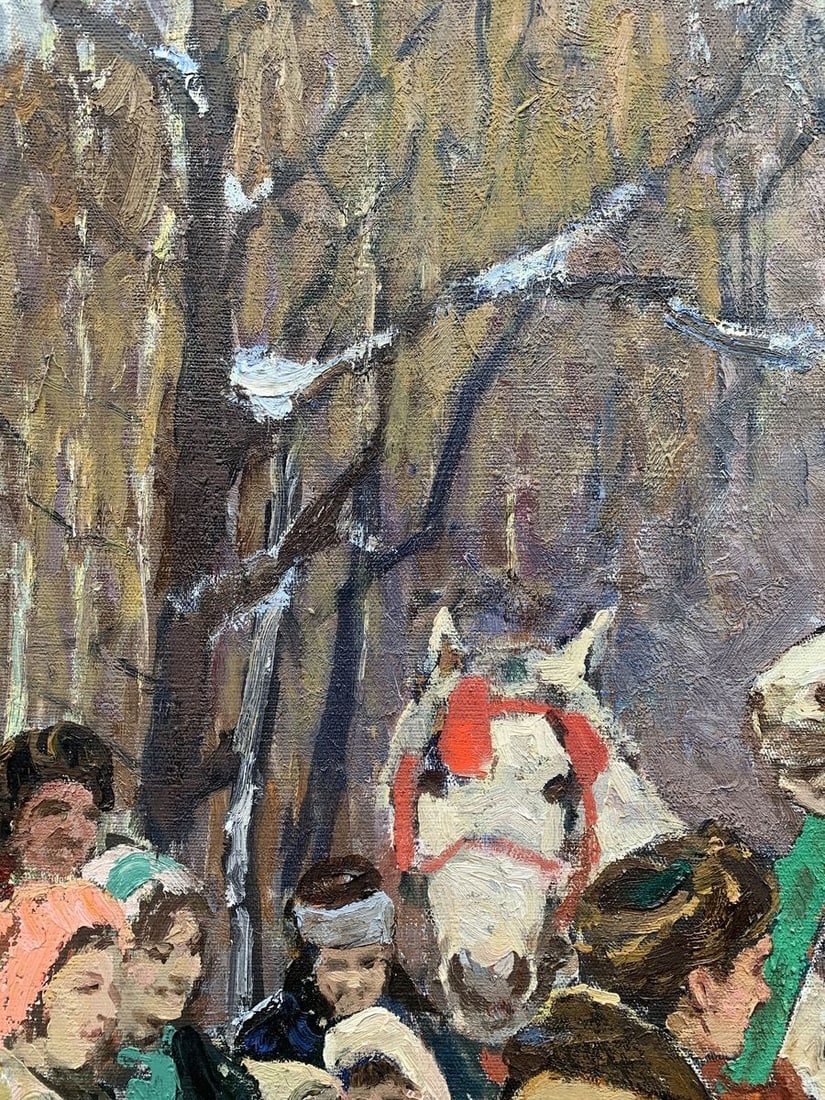 Oil painting Santa Claus Weissburg Efim Efimovich - 2