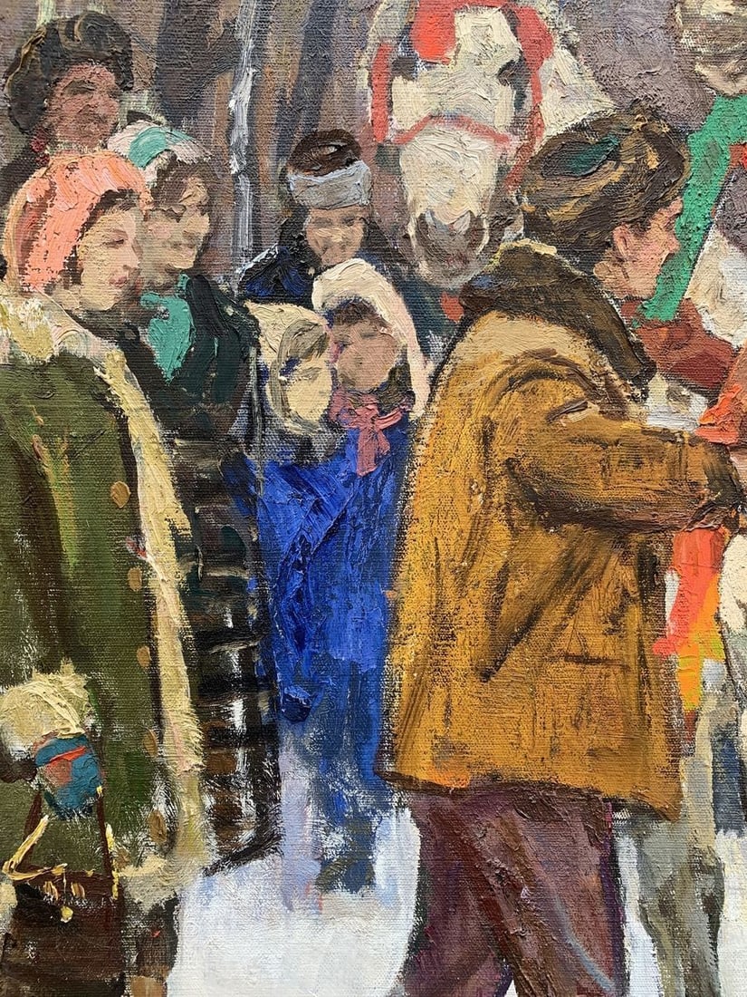 Oil painting Santa Claus Weissburg Efim Efimovich - 3